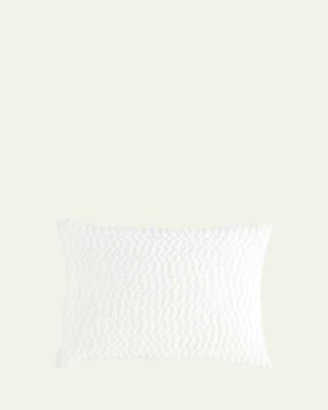 Pickstitch Velvet Decorative Pillow